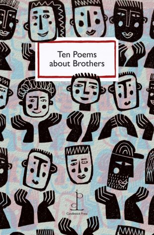 Front cover of the Ten Poems about Brothers poetry pamphlet