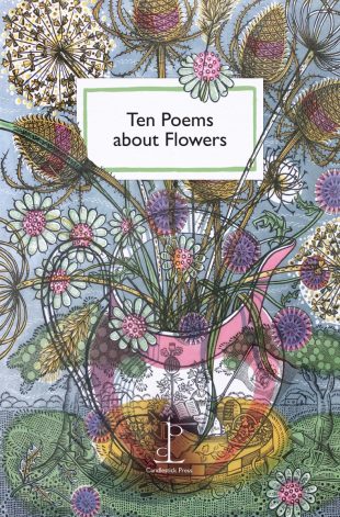 Front cover of the poetry pamphlet Ten Poems about Flowers