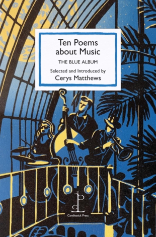 Front cover of the Ten Poems about Music: THE BLUE ALBUM poetry pamphlet