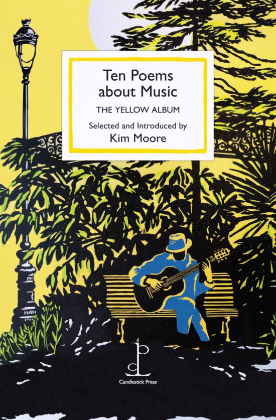 Front cover of the Ten Poems about Music: THE YELLOW ALBUM poetry pamphlet