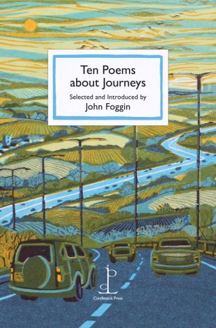 Front cover of the poetry pamphlet Ten Poems about Journeys