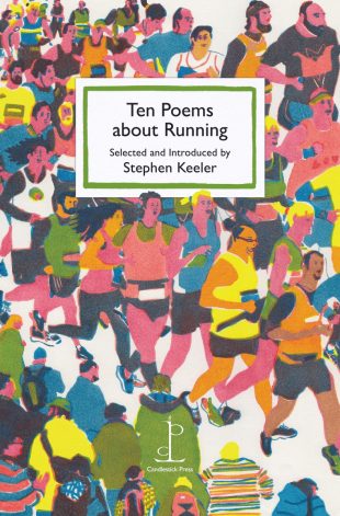Front cover of the Ten Poems about Running poetry pamphlet