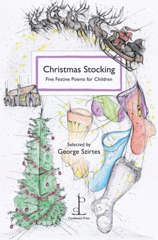 Front cover of the Christmas Stocking: Five Festive Poems for Children poetry pamphlet
