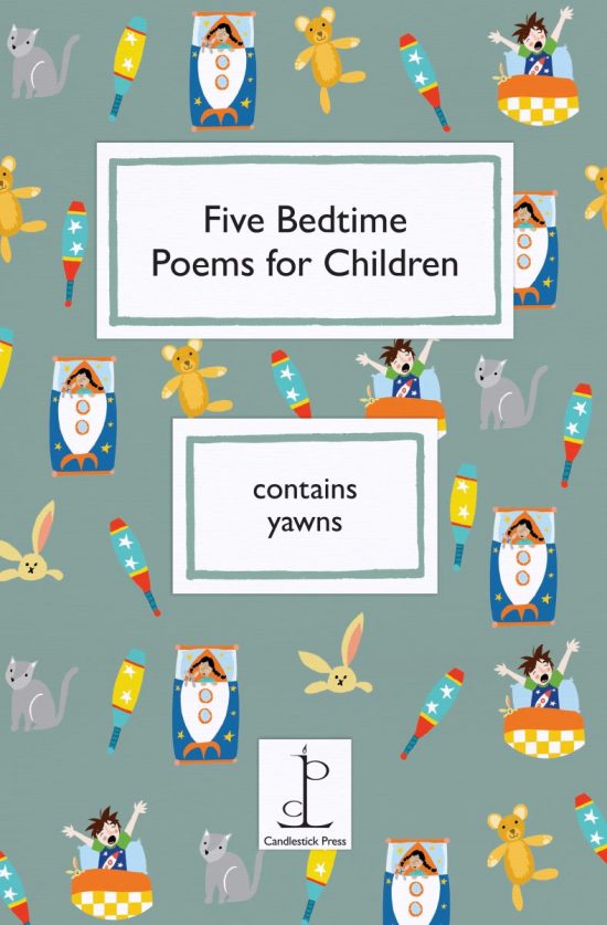 Front cover of the Five Bedtime Poems for Children poetry pamphlet