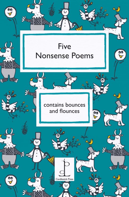 Front cover of the Five Nonsense Poems poetry pamphlet