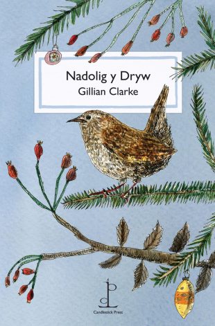 Front cover of the poetry pamphlet Nadolig y Dryw: (The Christmas Wren)