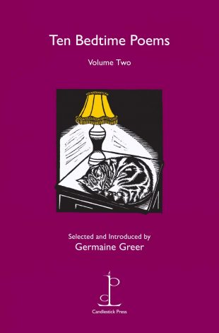 Front cover of the poetry pamphlet Ten Bedtime Poems: Volume Two