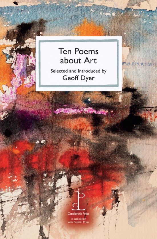 Front cover of the Ten Poems about Art poetry pamphlet