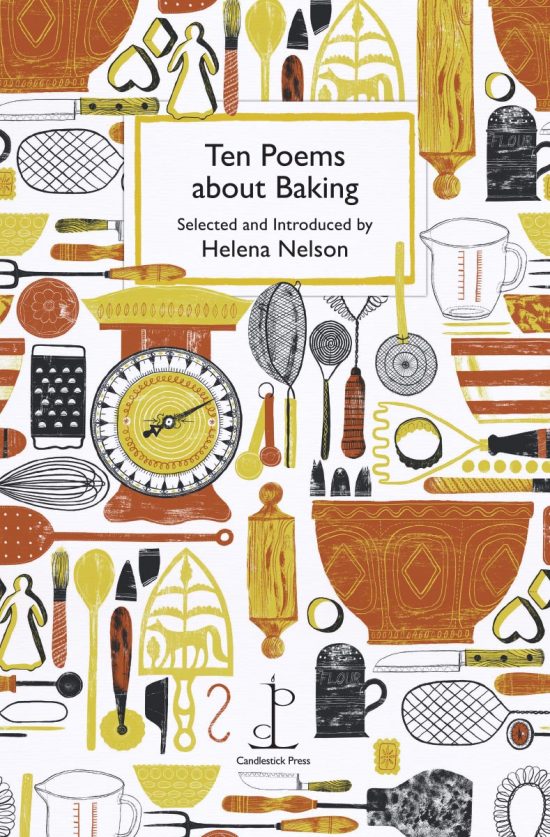Front cover of the Ten Poems about Baking poetry pamphlet