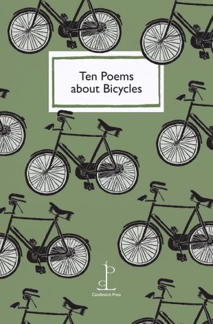 Front cover of the poetry pamphlet Ten Poems about Bicycles