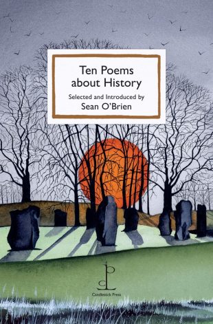 Front cover of the poetry pamphlet Ten Poems about History