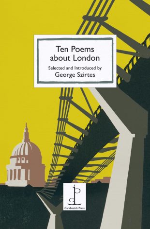 Front cover of the poetry pamphlet Ten Poems about London