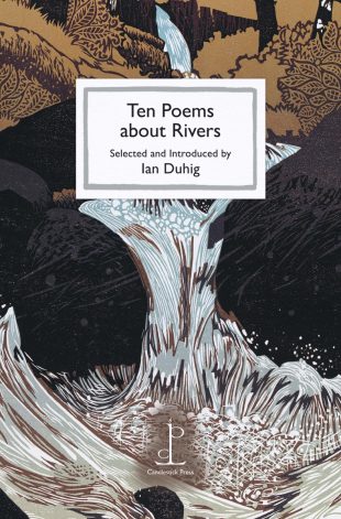 Front cover of the Ten Poems about Rivers poetry pamphlet