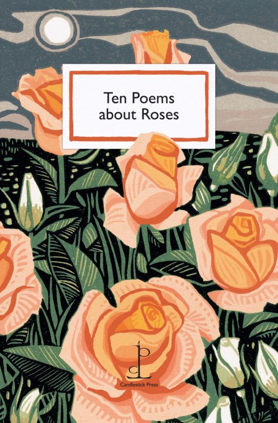 Front cover of the Ten Poems about Roses poetry pamphlet