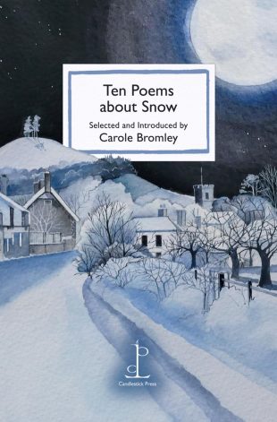 Front cover of the poetry pamphlet Ten Poems about Snow