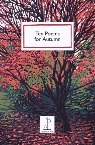 Front cover of the Ten Poems for Autumn poetry pamphlet