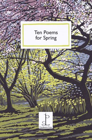 Front cover of the Ten Poems for Spring poetry pamphlet