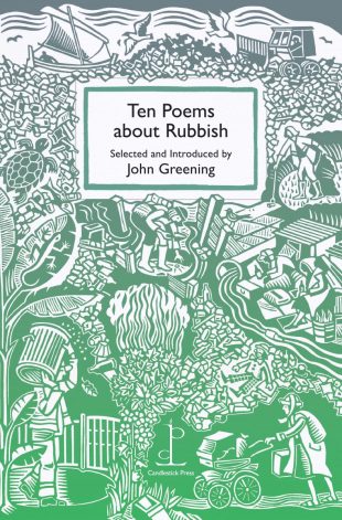 Front cover of the poetry pamphlet Ten Poems about Rubbish