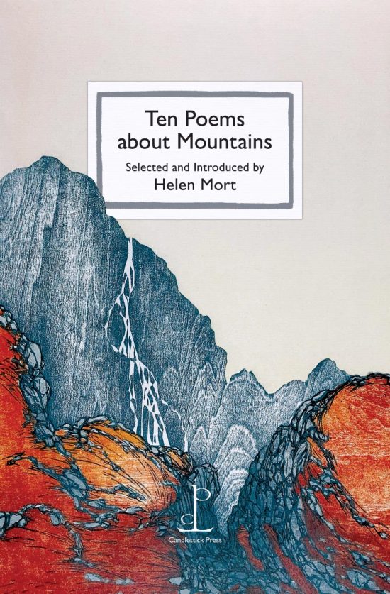 Front cover of the Ten Poems about Mountains poetry pamphlet