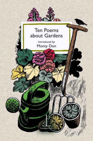 Front cover of the Ten Poems about Gardens poetry pamphlet