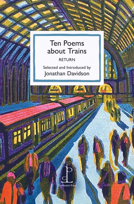 Front cover of the Ten Poems about Trains: RETURN poetry pamphlet