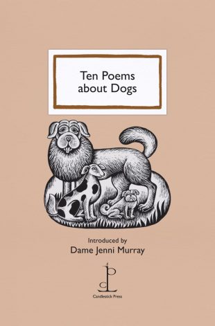 Front cover of the poetry pamphlet Ten Poems about Dogs