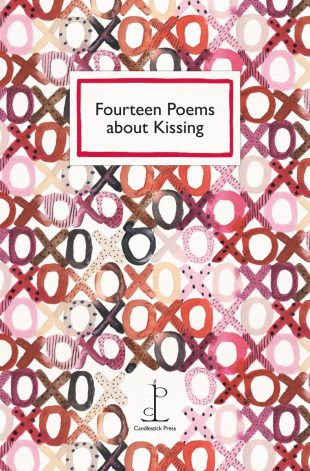 Front cover of the poetry pamphlet Fourteen Poems about Kissing