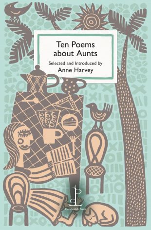 Front cover of the Ten Poems about Aunts poetry pamphlet