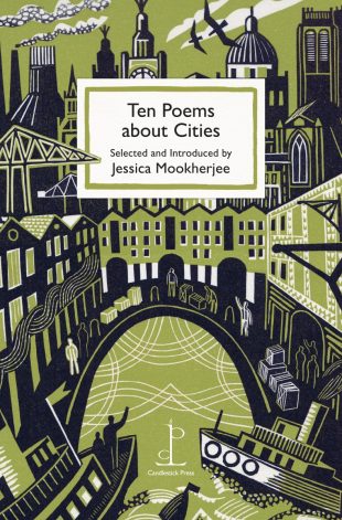 Front cover of the Ten Poems about Cities poetry pamphlet