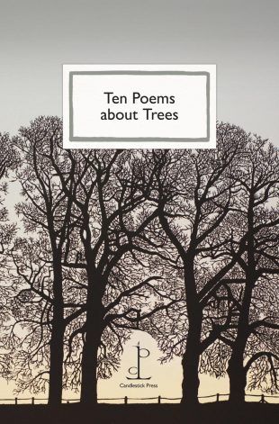 Front cover of the Ten Poems about Trees poetry pamphlet