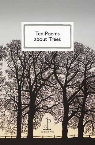 Front cover of the poetry pamphlet Ten Poems about Trees