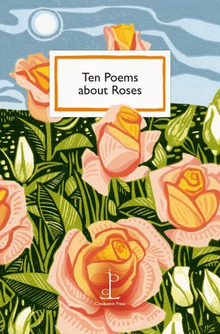 Front cover of the poetry pamphlet Ten Poems about Roses