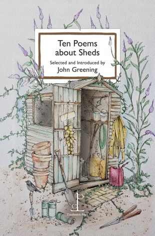 Front cover of the Ten Poems about Sheds poetry pamphlet