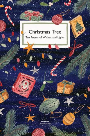 Front cover of the poetry pamphlet Christmas Tree: Ten Poems of Wishes and Lights