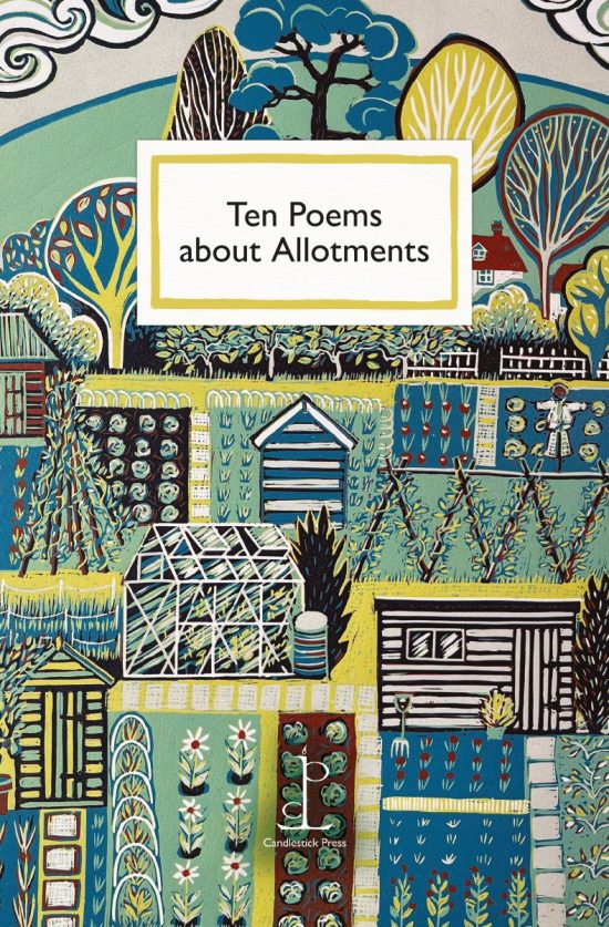 Front cover of the Ten Poems about Allotments poetry pamphlet