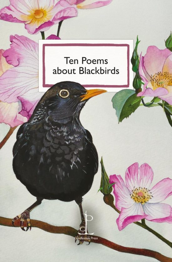 Front cover of the Ten Poems about Blackbirds poetry pamphlet